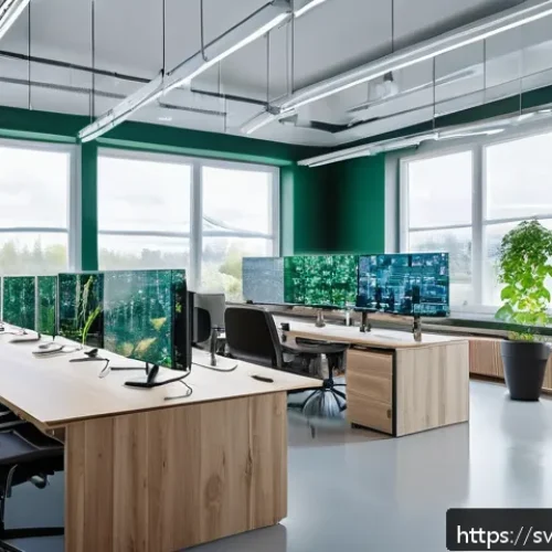 신경망 아키텍처 설계를 위한 국제 표준 - A futuristic Scandinavian AI research laboratory interior, showcasing diverse engineers collaboratin...